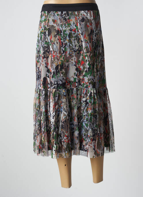 Fustă midi verde MALOKA femeie