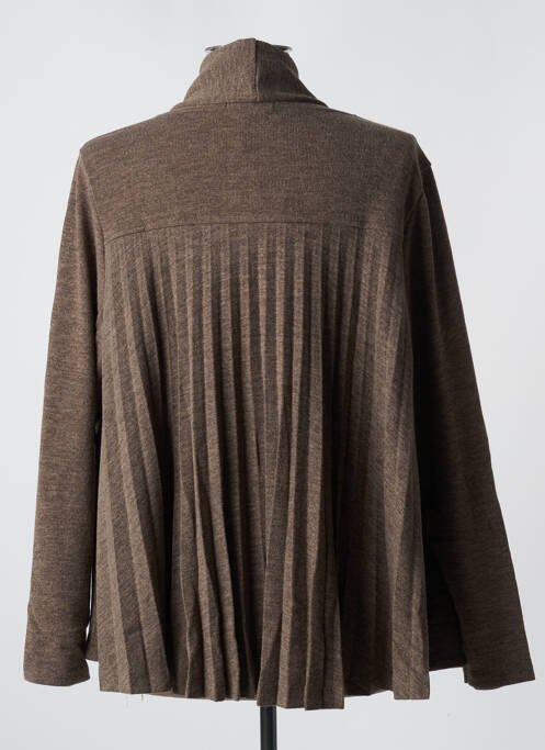 Vestă cu mâneci lungi kaki MALOKA femeie