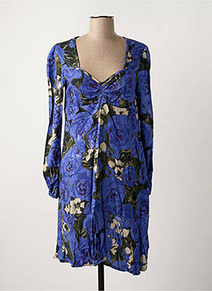 Rochie midi albastru PAUL BRIAL femeie