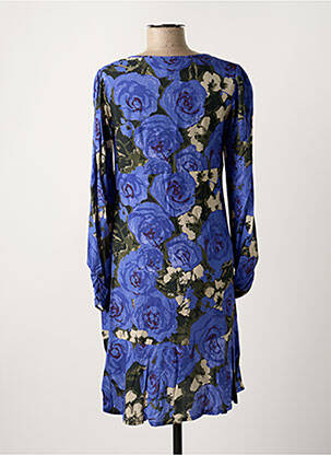 Rochie midi albastru PAUL BRIAL femeie