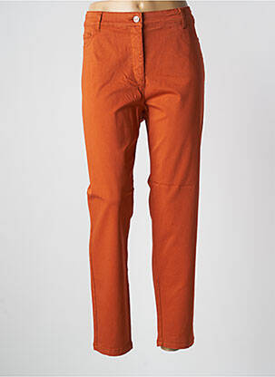 Pantalon slim portocalie PAUL BRIAL femeie