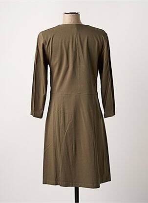 Rochie midi kaki PAUL BRIAL femeie