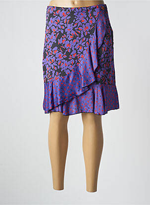 Fustă midi albastru PAUL BRIAL femeie