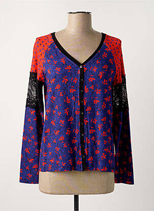 Vestă cu mâneci lungi albastru PAUL BRIAL femeie