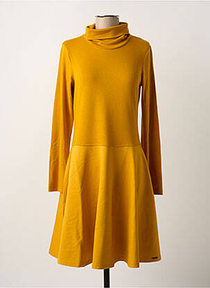 Rochie midi auriu PAUL BRIAL femeie