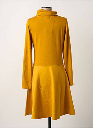 Rochie midi auriu PAUL BRIAL femeie