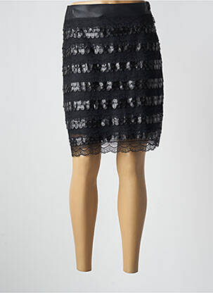 Fustă midi negru PAUL BRIAL femeie