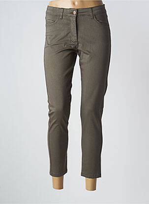 Pantalon slim kaki PAUL BRIAL femme