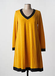 Rochie midi auriu PAUL BRIAL femeie