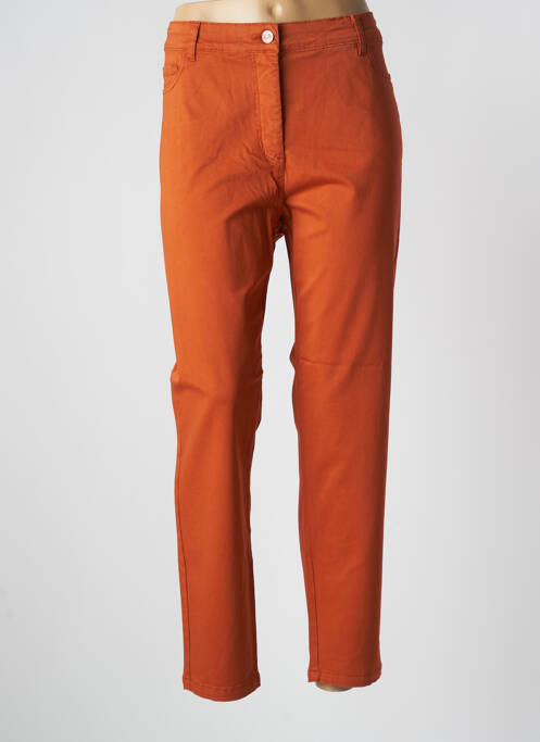 Pantalon slim portocaliu PAUL BRIAL femeie