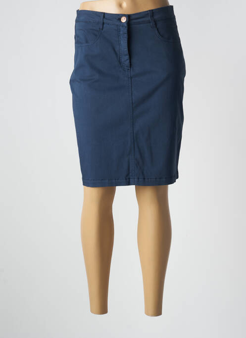 Fustă midi albastru PAUL BRIAL femeie