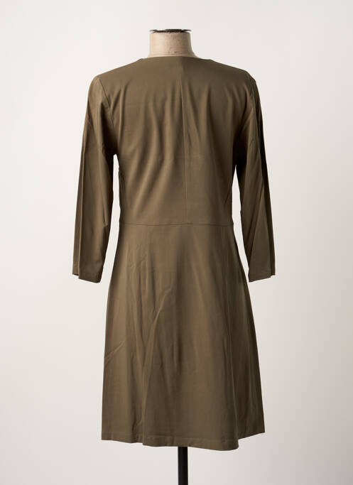 Rochie midi kaki PAUL BRIAL femeie