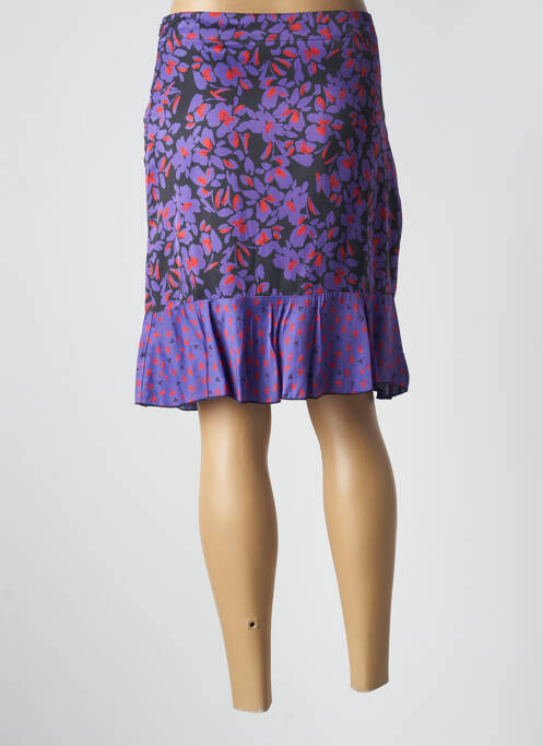 Fustă midi albastru PAUL BRIAL femeie