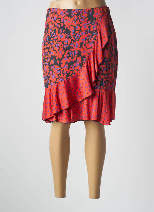 Fustă midi roșu PAUL BRIAL femme