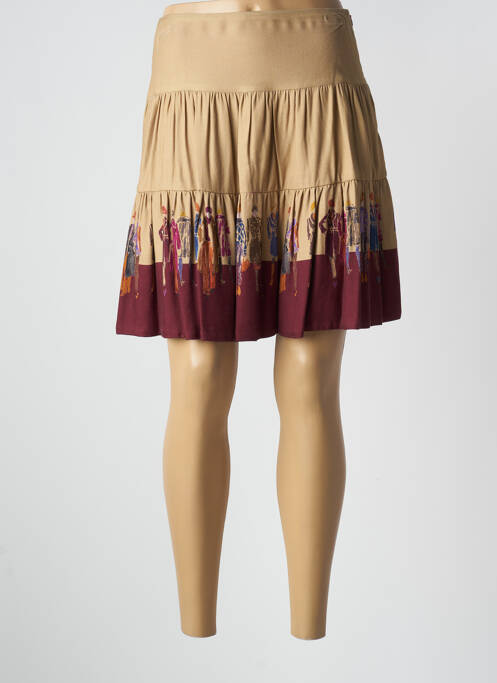 Fustă midi bej PAUL BRIAL femeie