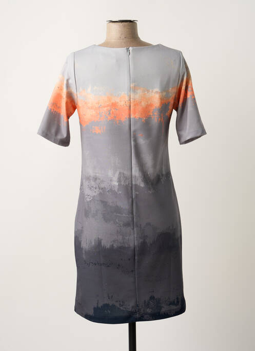 Rochie midi gri PAUL BRIAL femeie