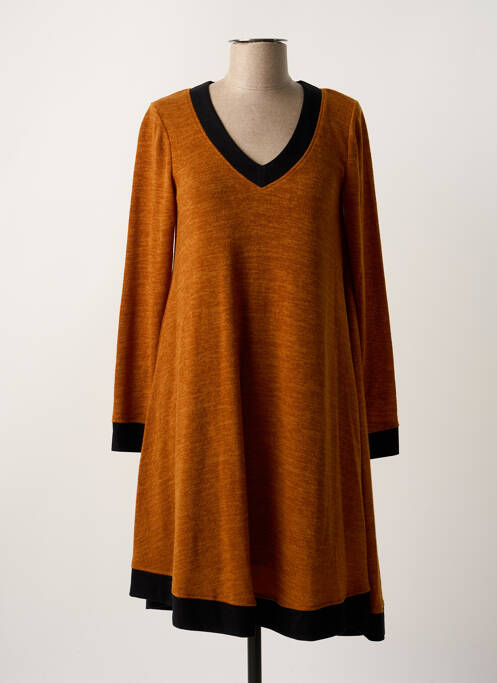 Rochie midi portocaliu PAUL BRIAL femeie