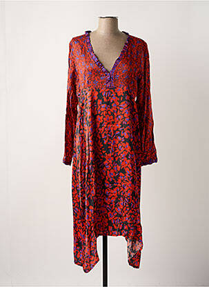 Rochie lungă roșu PAUL BRIAL femeie