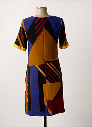 Rochie midi maro PAUL BRIAL femeie