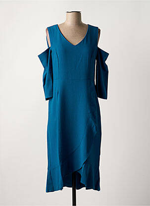 Rochie midi albastru PAUL BRIAL femeie