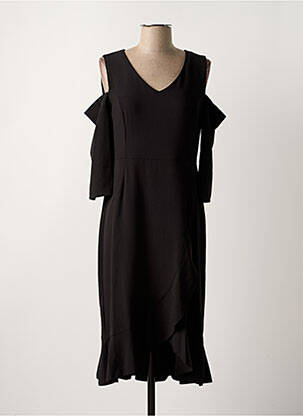 Rochie midi negru PAUL BRIAL femeie