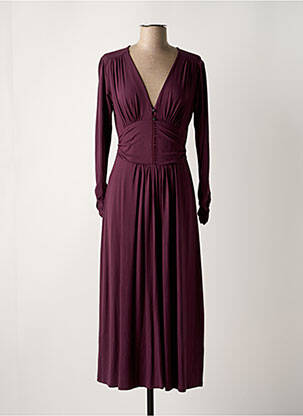 Rochie lungă violet PAUL BRIAL femeie