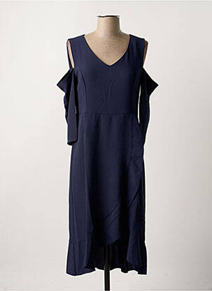 Rochie midi albastru PAUL BRIAL femeie