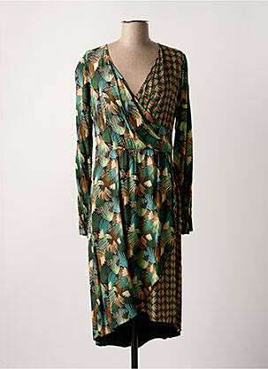 Rochie midi verde PAUL BRIAL femeie