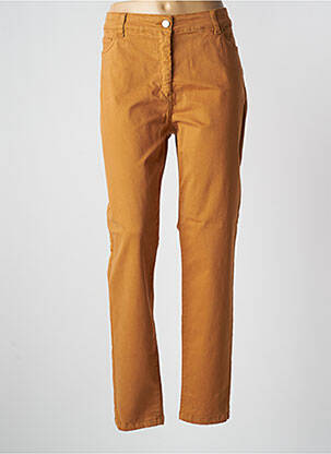 Pantalon slim portocalie PAUL BRIAL femeie