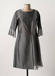 Rochie midi gri PAUL BRIAL femeie