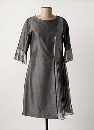 Rochie midi gri PAUL BRIAL femeie