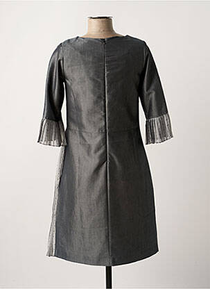 Rochie midi gri PAUL BRIAL femeie