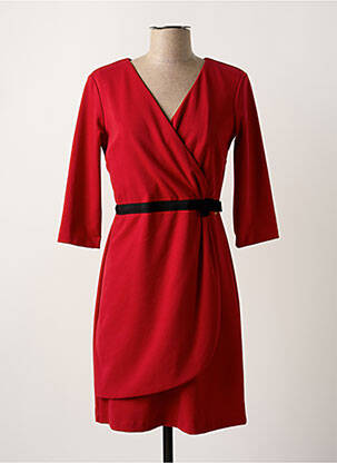 Rochie midi roșu PAUL BRIAL femeie