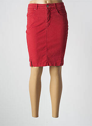 Fustă midi roșu PAUL BRIAL femeie