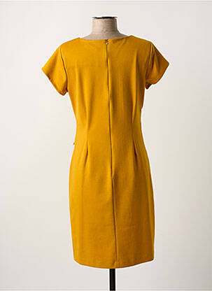 Rochie midi auriu PAUL BRIAL femeie