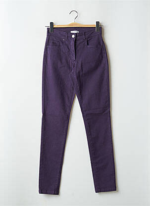 Pantalon slim violet PAUL BRIAL femme
