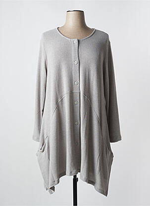 Vestă cu mâneci lungi gri G!OZE femeie