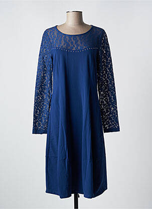 Rochie lungă albastru MALOKA femeie