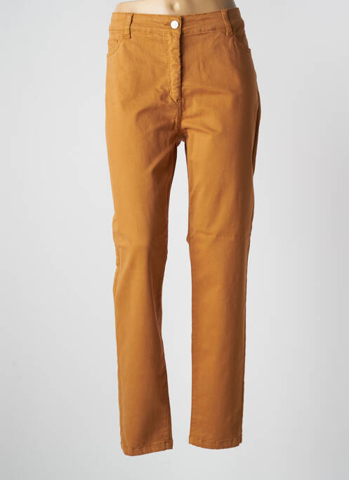 Pantalon slim portocaliu PAUL BRIAL femeie