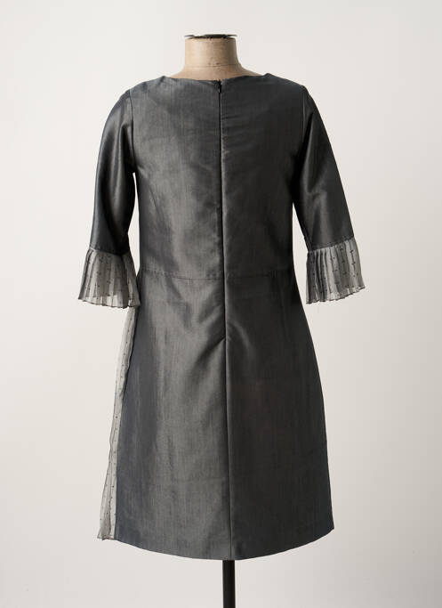 Rochie midi gri PAUL BRIAL femeie