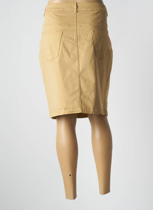 Fustă midi maro PAUL BRIAL femeie