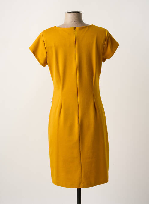 Rochie midi auriu PAUL BRIAL femeie