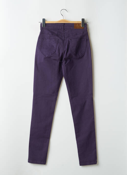Pantalon slim violet PAUL BRIAL femeie