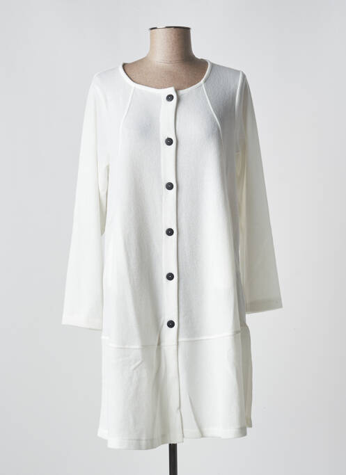 Vestă cu mâneci lungi ecru G!OZE femme