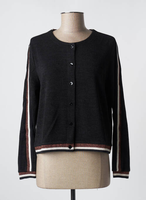 Vestă cu mâneci lungi negru MALOKA femme