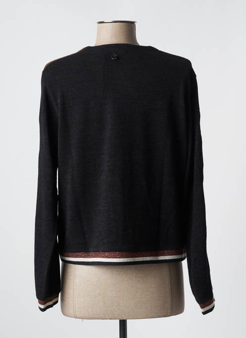 Vestă cu mâneci lungi negru MALOKA femme