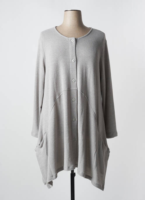 Vestă cu mâneci lungi gri G!OZE femeie