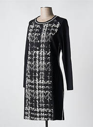 Rochie midi negru MALOKA femeie