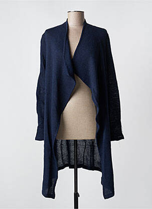 Vestă cu mâneci lungi albastru MALOKA femeie