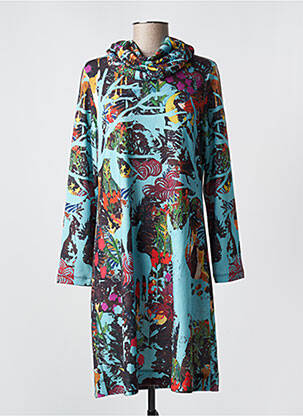 Rochie midi albastru MALOKA femeie